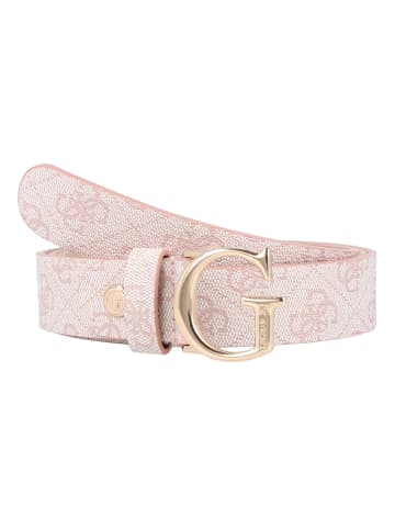 Guess Vikky Gürtel Leder in blush logo