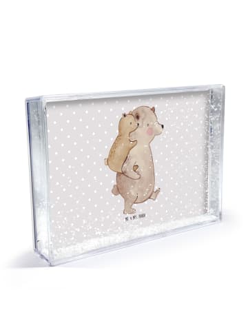 Mr. & Mrs. Panda Bilderrahmen Papa Bär ohne Spruch in Grau Pastell