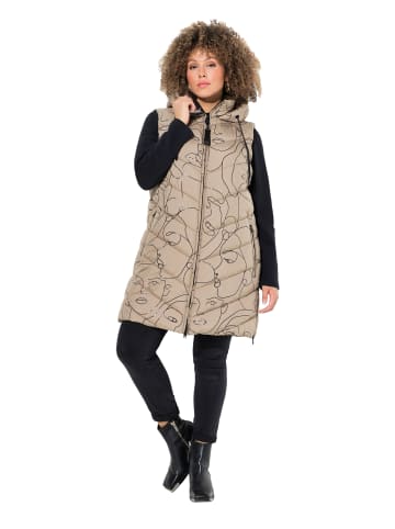 Ulla Popken Steppweste in mocha