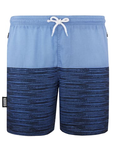 GUGGEN MOUNTAIN Badehose Bilddruck in Blau