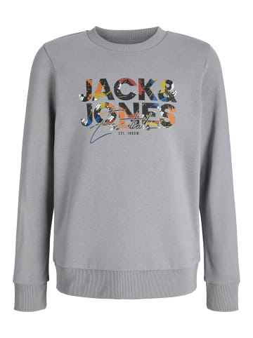 JACK & JONES Junior Sweatshirt JJGEPLAS SWEAT CREW NECK MNI in ultimate grey