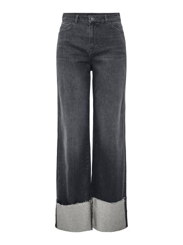 Pieces Straight Fit Jeans in Grey Denim