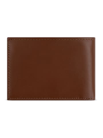 mano Don Antonio Geldbörse RFID Schutz Leder 10 cm in cognac
