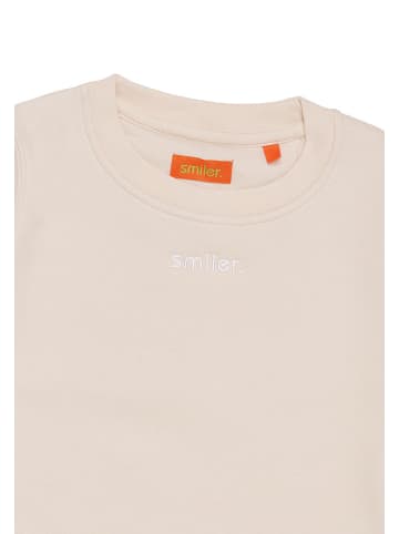 smiler. Sweatshirtpullover mini-dude. in beige