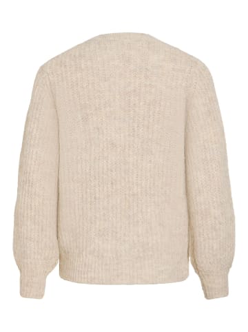 Vila Strickjacke in Super Light Natural Melan