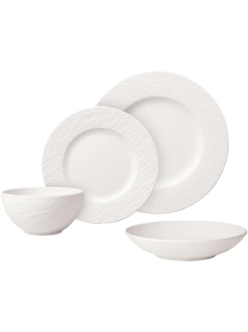 Villeroy & Boch Tafelservice Manufacture Rock in weiß