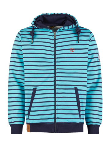 SCHIETWETTER Sweatjacke mit Kapuze Hoodie-Jacke in pool blue marine