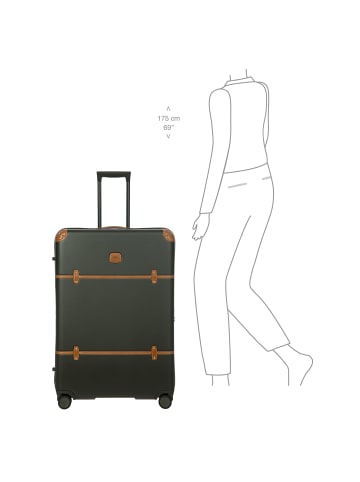 BRIC`s Bellagio 4 Rollen Trolley 82 cm mit Dehnfalte olivgruen