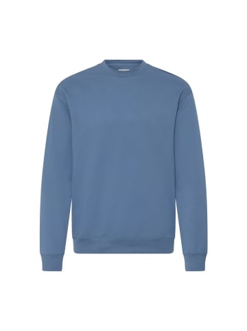 BLEND Klassisches Langarm-Sweatshirt mit Rundhalsausschnitt in Blau-2