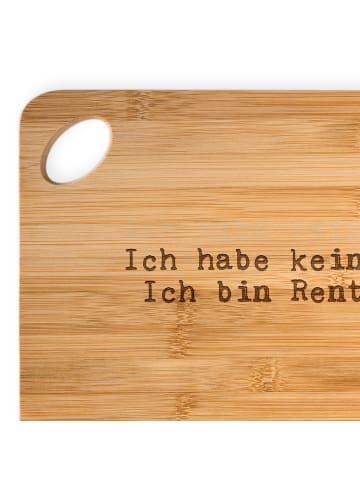 Mr. & Mrs. Panda Frühstücksbrettchen Ich habe keine Zeit.... mit... in Braun