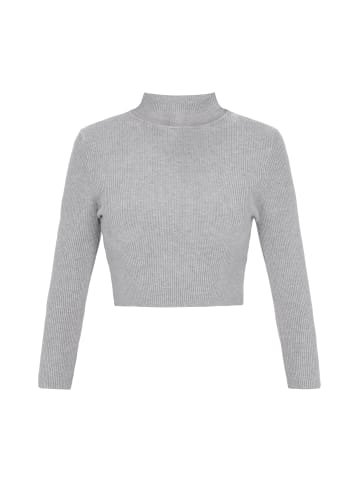 myMo Women Sweater in light grey melange
