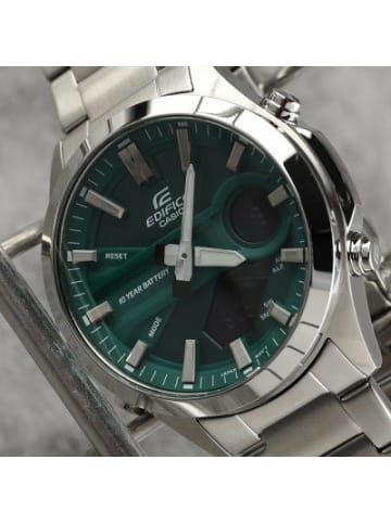 Edifice Digitaluhr für Erwachsene in silber