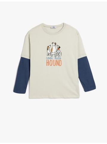 KOTON T-shirt in Grau