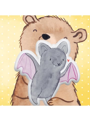 Mr. & Mrs. Panda Kuschelkissen Fledermaus Erschrecken ohne Spruch in Weiß