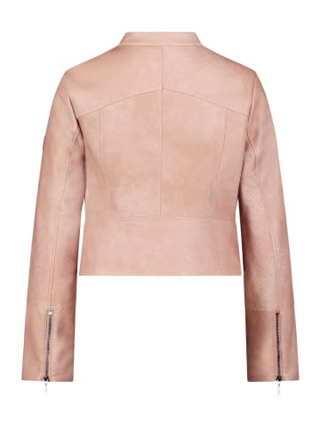 AMBER & JUNE Casual-Jacke mit Stehkragen in Misty Rose