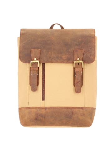 Dermata Rucksack 43 cm Laptopfach in sand