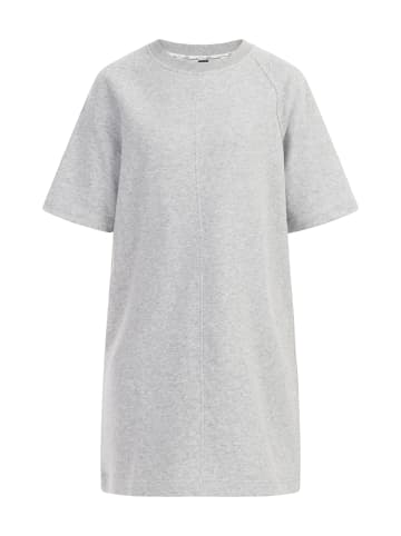 DreiMaster Damen Sweatshirtkleid in Hellgrau Melange