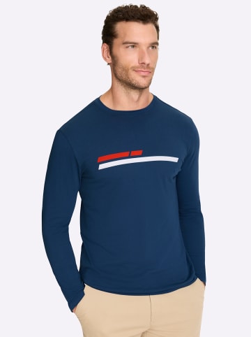 WITT WEIDEN Langarm-Shirt in dunkelblau