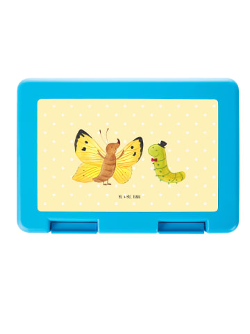 Mr. & Mrs. Panda Bentobox Raupe Schmetterling ohne Spruch in Gelb Pastell