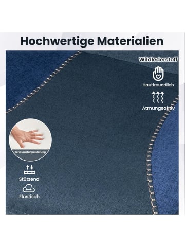 COSTWAY Ergonomischer Bürostuhl in Blau