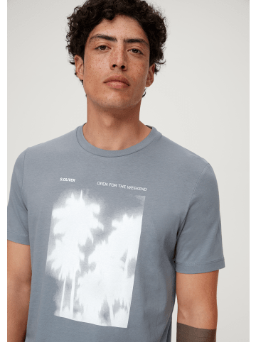 s.Oliver T-Shirt kurzarm in Grau