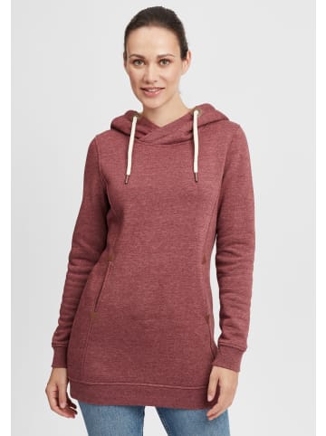 Oxmo Hoodie OXVicky Sweat Pile Hoodie Long in Rot