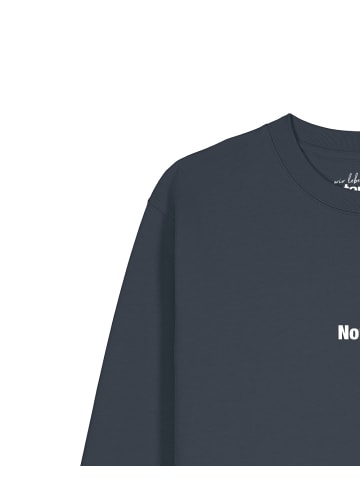 wat? Apparel Sweatshirt Nope in India Ink Grey