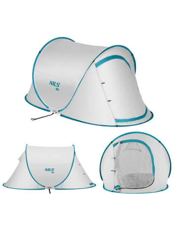 COFI 1453 NILS Campingzelt Automatik-Zelt – 220×120?cm mit UV-Schutz & in Grau