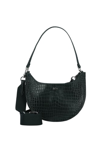 Lacoste Chantaco Classics Schultertasche S Leder 23 cm sinople