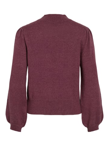 Vila Strickpullover in Fig