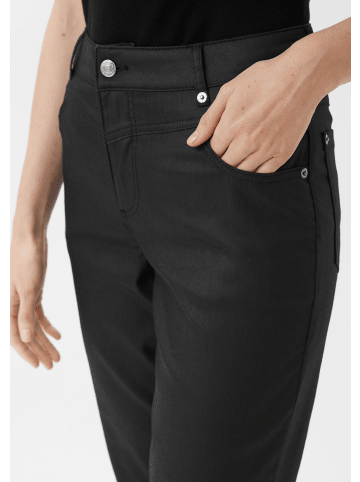 comma Jeans-Hose lang in Schwarz