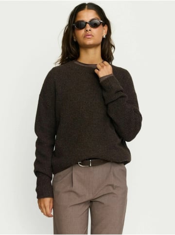 Soft Rebels Pullover SRWest in 661 Coffee Quartz melange