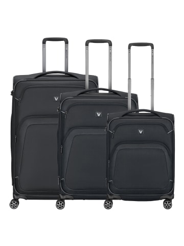 Roncato Gateway 4 Rollen Kofferset 3-teilig mit Dehnfalte in black