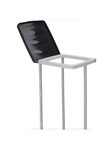 Home&Styling Collection Müllbeutelständer mit Deckel in schwarz