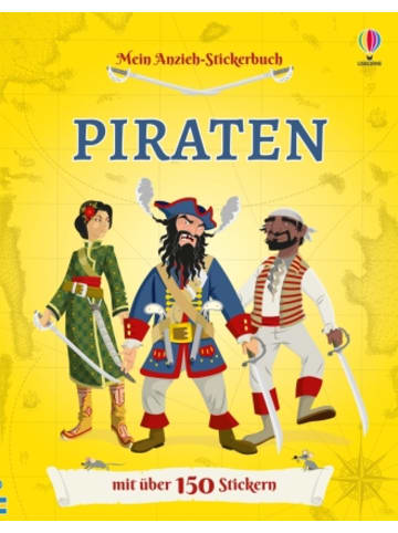 Usborn Buch - Mein Anzieh-Stickerbuch: Piraten