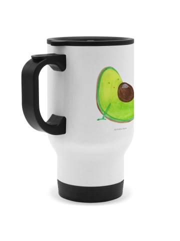 Mr. & Mrs. Panda thermosbecher Avocado Schwangerschaft ohne Spruch in Weiß