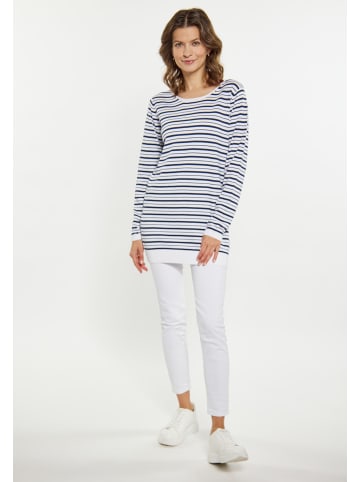 usha BLUE LABEL Damen Pullover in WEISS MARINE