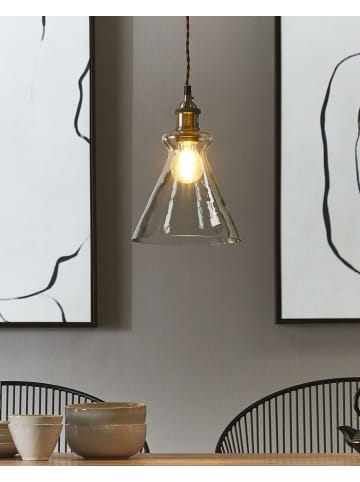 Beliani Pendelleuchten BERGANTES in Transparent - (W) 19 x (H) 120 x (L) 19 cm