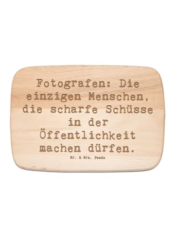Mr. & Mrs. Panda Schneidebrett Holz Spruch Fotograf Schüsse mit ... in Transparent