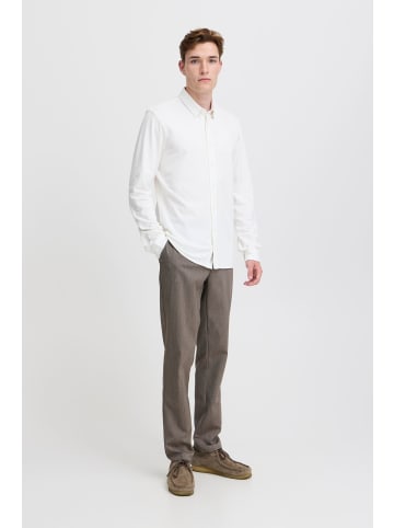 CASUAL FRIDAY Businesshemd CFARTHUR LS BU jersey piquet shirt in Weiß