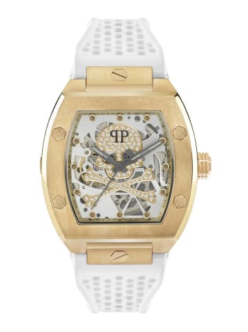 Philipp Plein Automatikuhr The $keleton Gold in gold