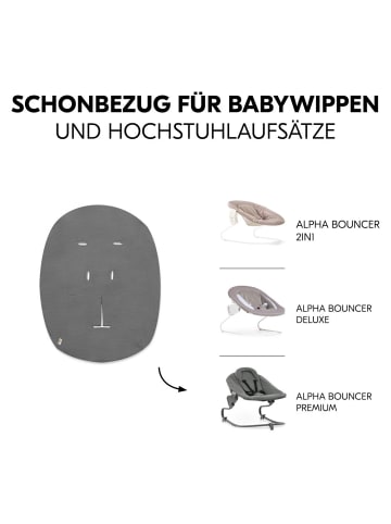 Hauck Bezug für Alpha Newborn Bouncer (atmungsaktiv in grau