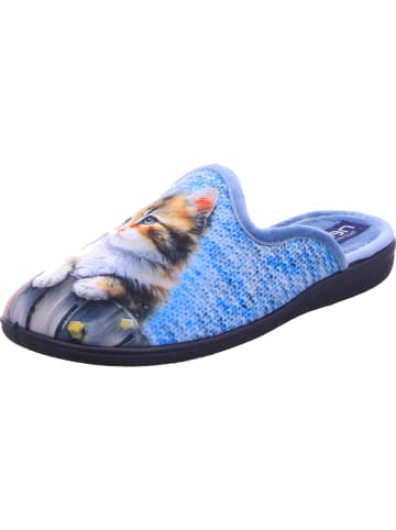 Neles Pantoffel in blau