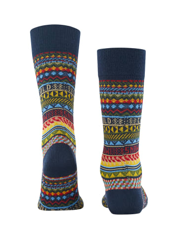 Burlington Socken Snow Isle in Marine