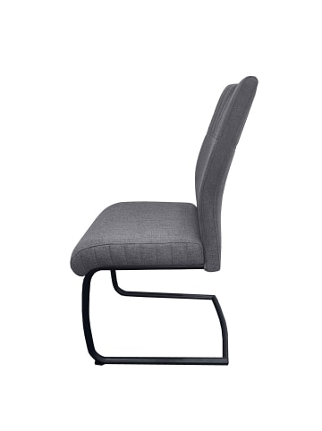 home24 Freischwinger Khono 2er-Set in Grau