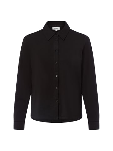 s.Oliver Hemdbluse in schwarz