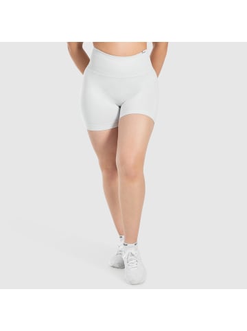 SMILODOX Short Leggings Elvia in Hellgrau
