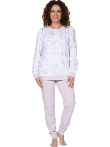 NORMANN Single-Jersey Schlafanzug in flieder