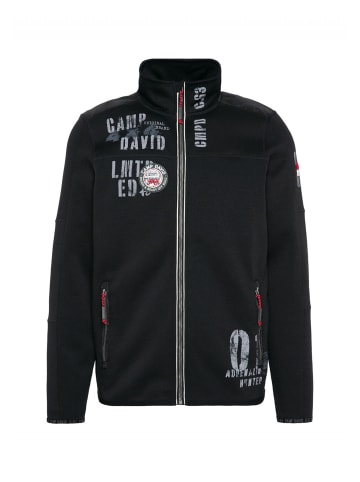 CAMP DAVID  Sweatjacke 'Off-Road' in schwarz