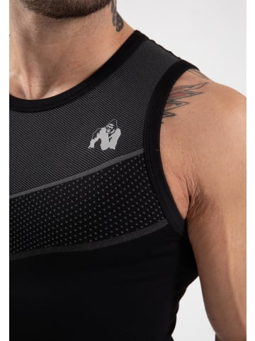 Gorilla Wear Norton Nahtloses Tanktop – Schwarz